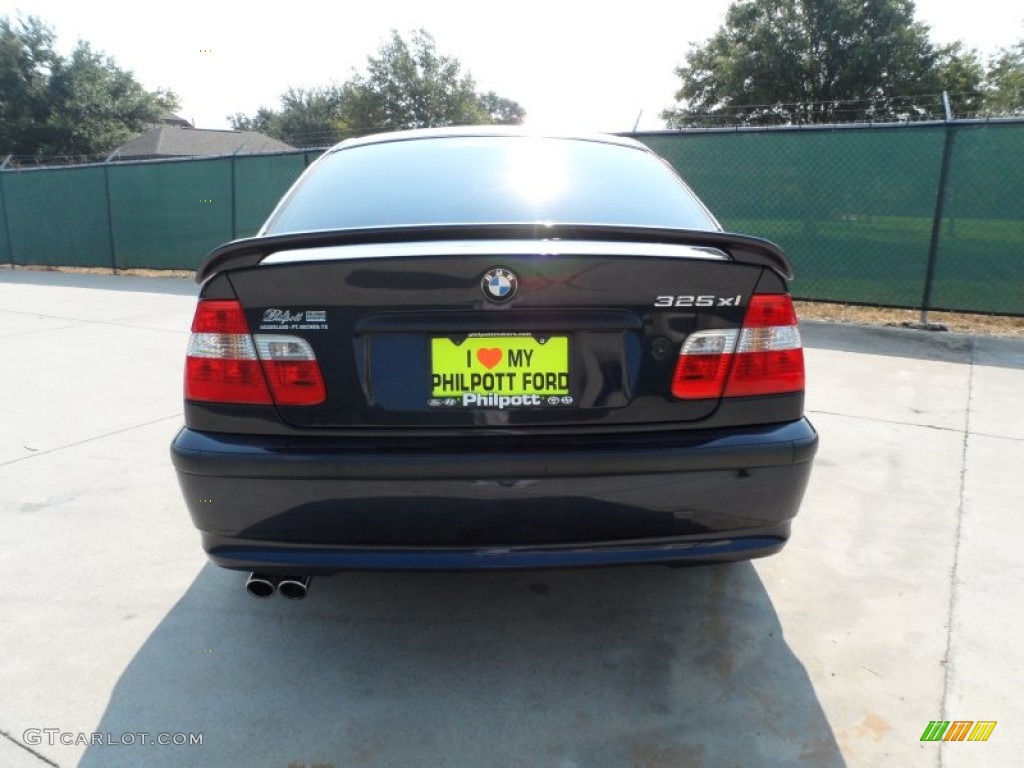 2003 3 Series 325xi Sedan - Orient Blue Metallic / Sand photo #4