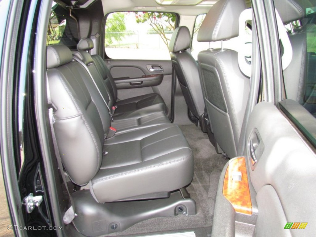 Ebony Interior 2008 Chevrolet Avalanche LTZ Photo #53462468