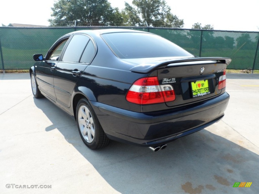 2003 3 Series 325xi Sedan - Orient Blue Metallic / Sand photo #5