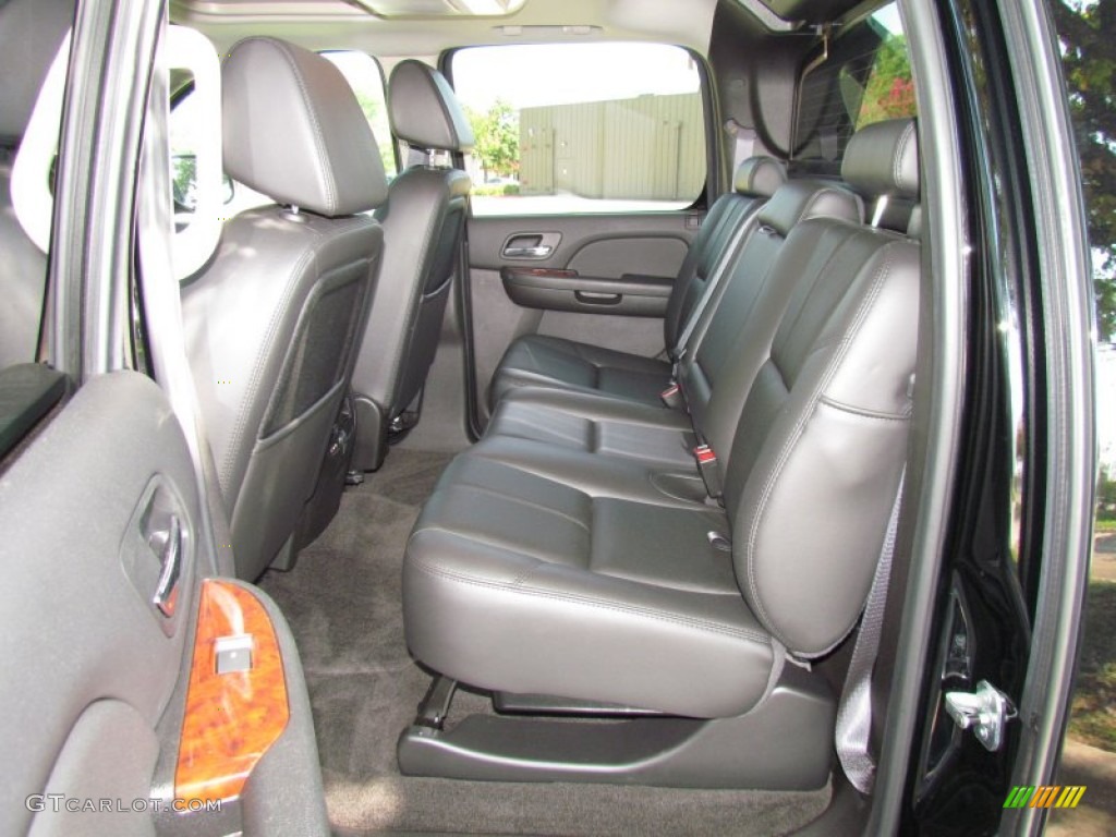 Ebony Interior 2008 Chevrolet Avalanche LTZ Photo #53462483