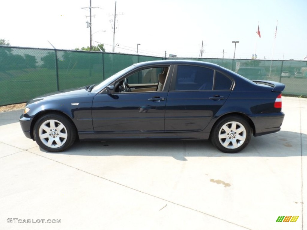 2003 3 Series 325xi Sedan - Orient Blue Metallic / Sand photo #6