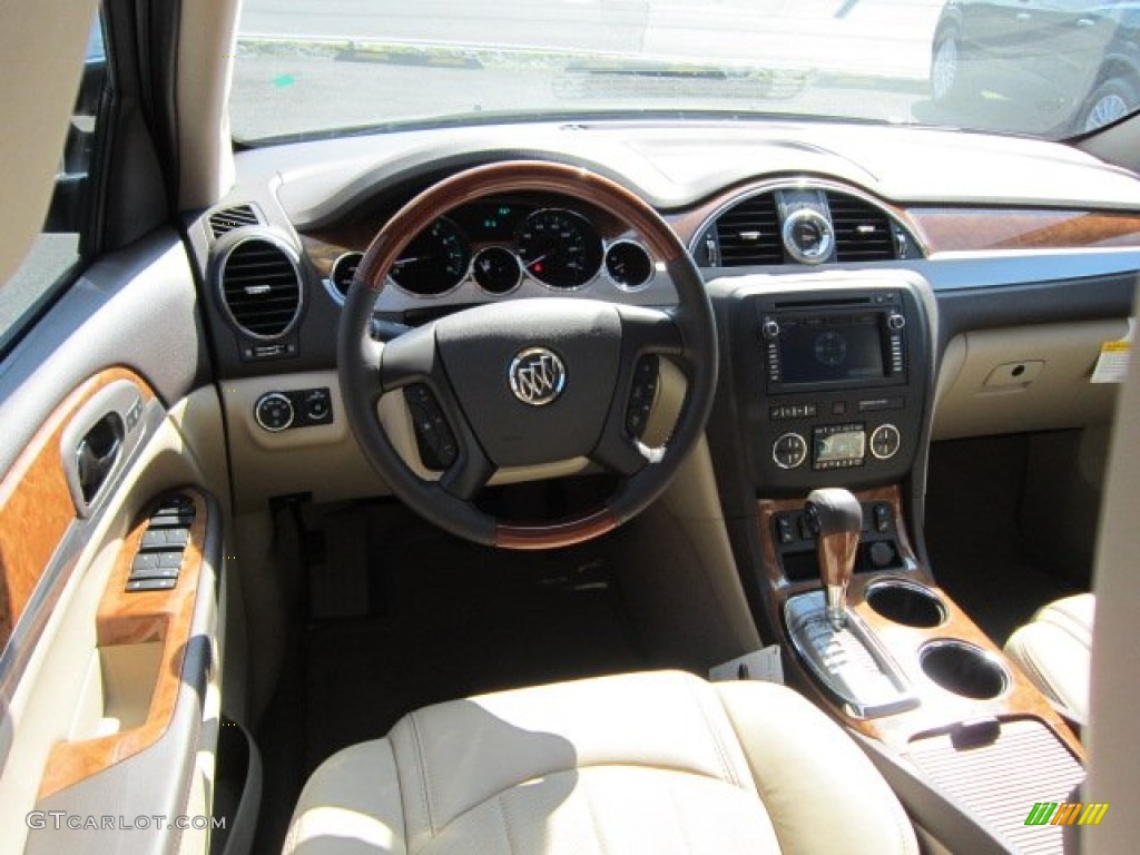 2012 Buick Enclave AWD Cashmere Dashboard Photo #53462501