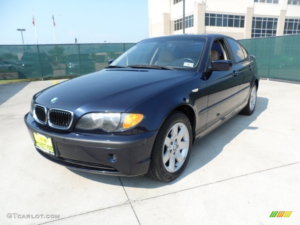 2003 3 Series 325xi Sedan - Orient Blue Metallic / Sand photo #7