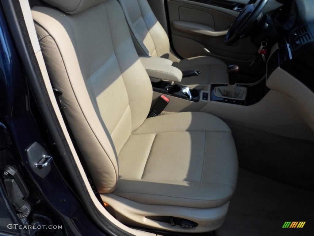 2003 3 Series 325xi Sedan - Orient Blue Metallic / Sand photo #31