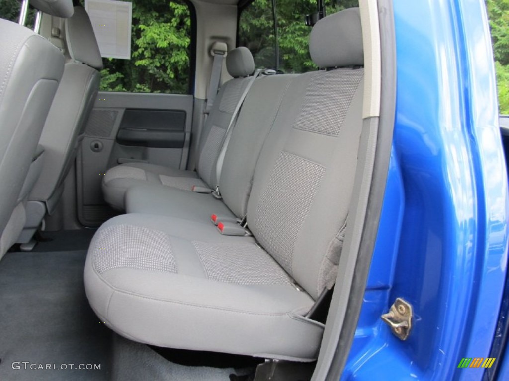 2007 Ram 1500 ST Quad Cab 4x4 - Electric Blue Pearl / Medium Slate Gray photo #17