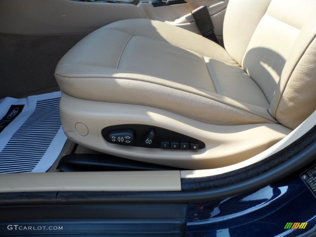 2003 3 Series 325xi Sedan - Orient Blue Metallic / Sand photo #40