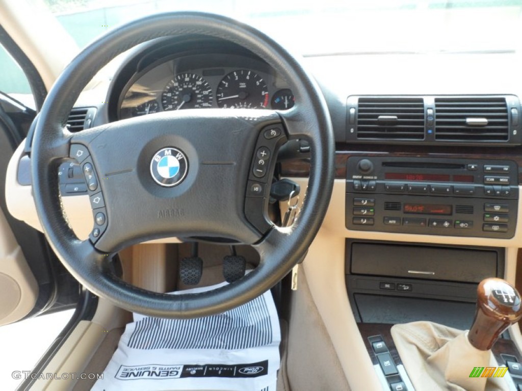 2003 3 Series 325xi Sedan - Orient Blue Metallic / Sand photo #42