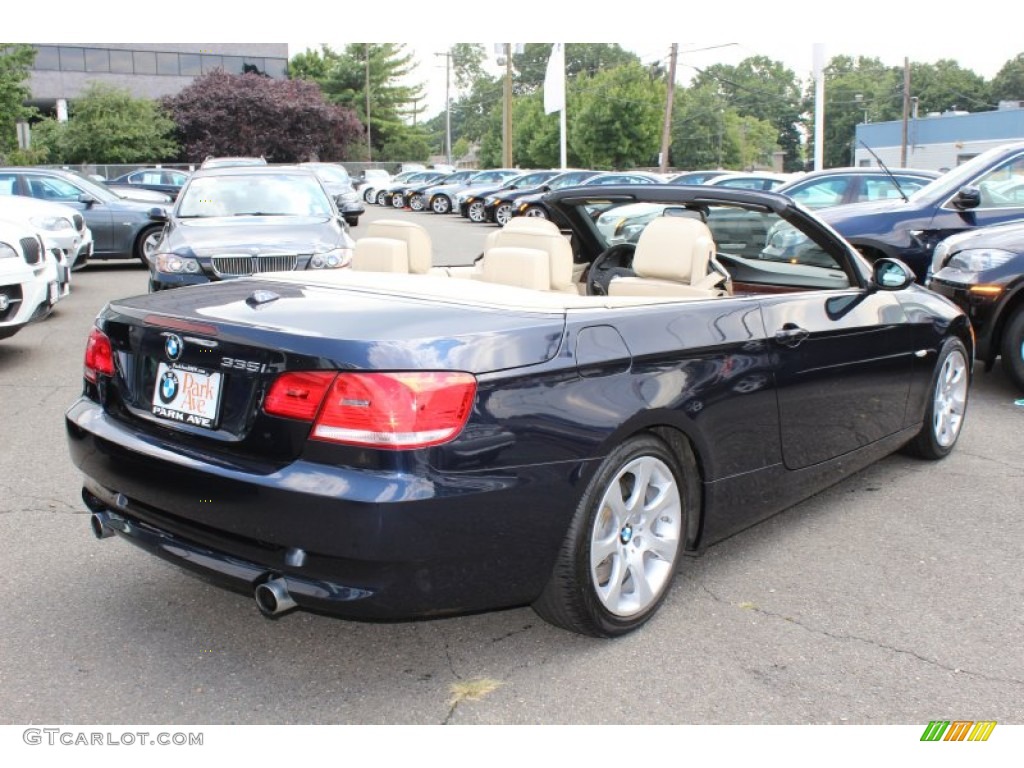 2008 3 Series 335i Convertible - Monaco Blue Metallic / Cream Beige photo #5