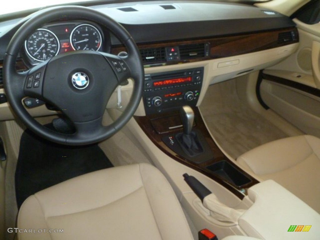 Beige Interior 2009 BMW 3 Series 335d Sedan Photo #53464489