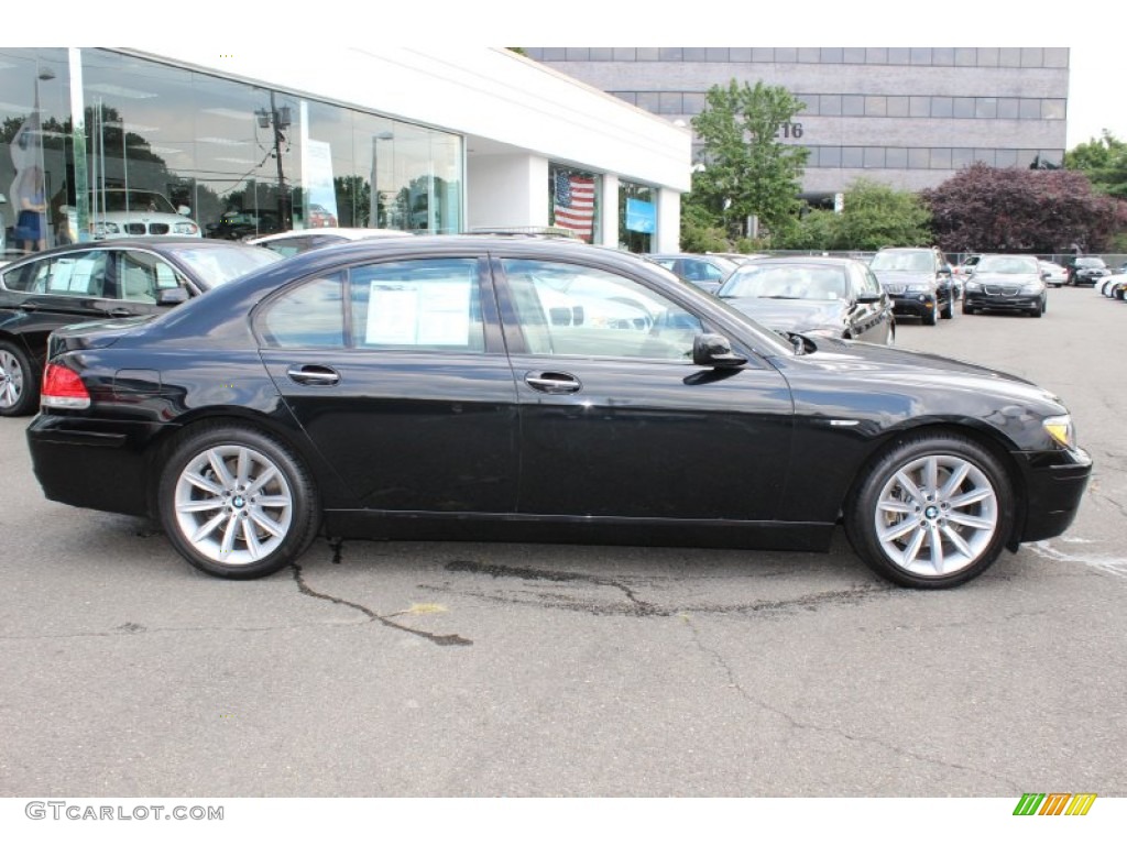 Jet Black 2008 BMW 7 Series 750i Sedan Exterior Photo #53466821