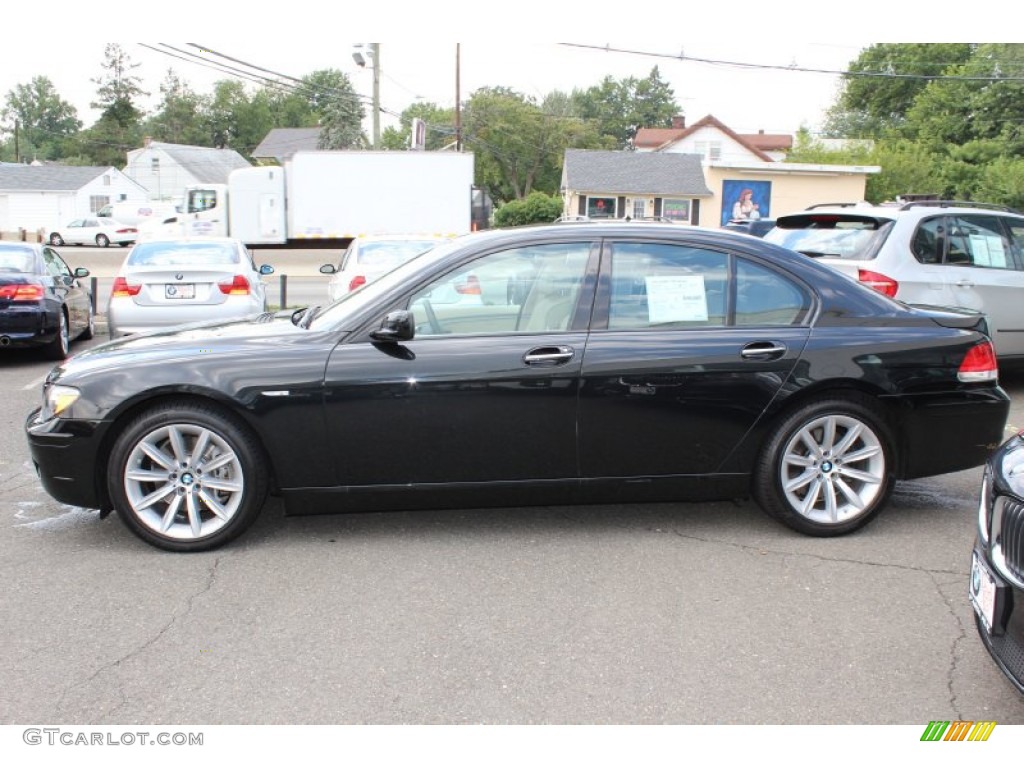 Jet Black 2008 BMW 7 Series 750i Sedan Exterior Photo #53466880