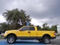 2004 Blazing Yellow Ford F150 FX4 SuperCab 4x4  photo #2