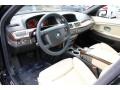 2008 BMW 7 Series Beige Interior Prime Interior Photo