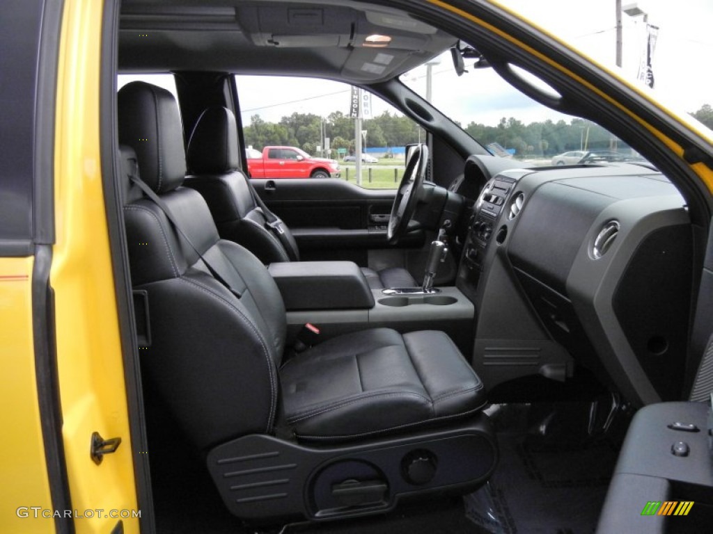 2004 F150 FX4 SuperCab 4x4 - Blazing Yellow / Black photo #20