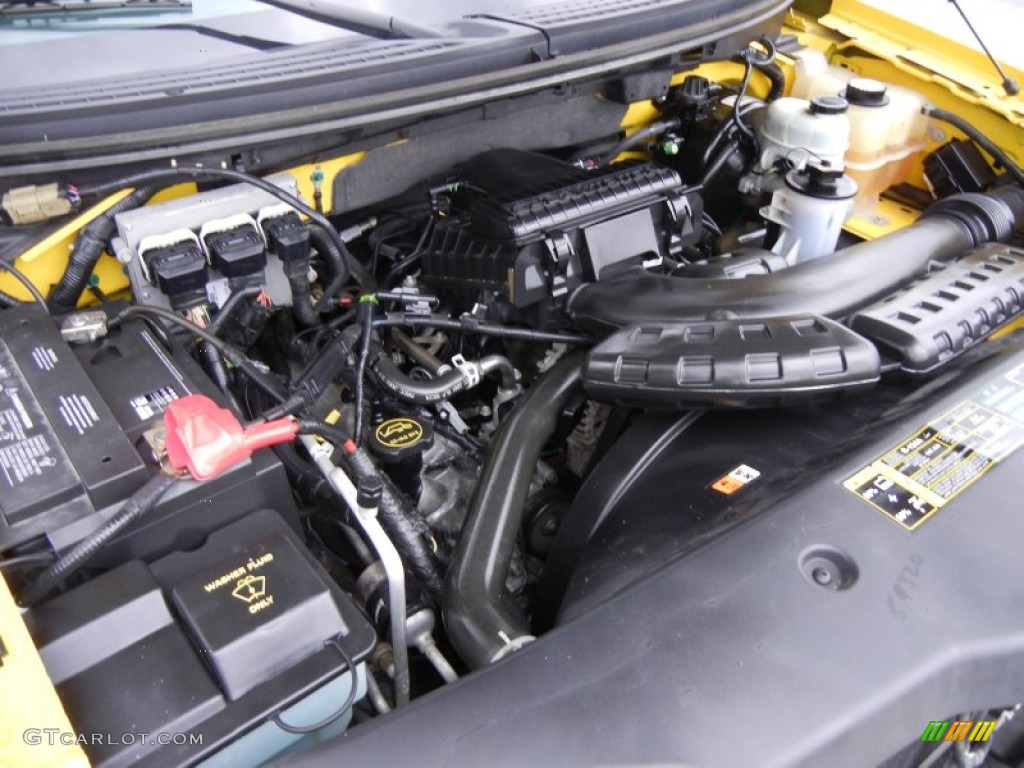 2004 F150 FX4 SuperCab 4x4 - Blazing Yellow / Black photo #29