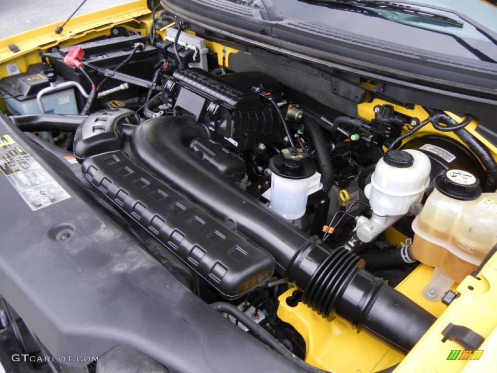 2004 F150 FX4 SuperCab 4x4 - Blazing Yellow / Black photo #30