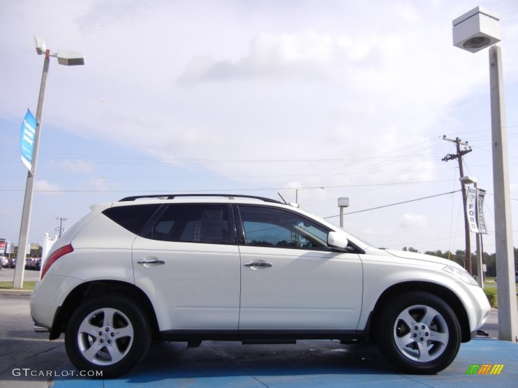 2005 Murano SL - Glacier Pearl White / Cafe Latte photo #6