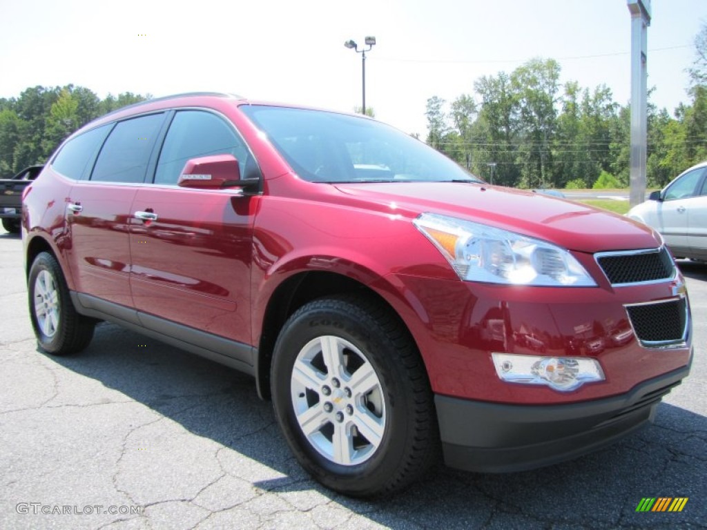 Crystal Red Tintcoat 2012 Chevrolet Traverse LT Exterior Photo #53467609