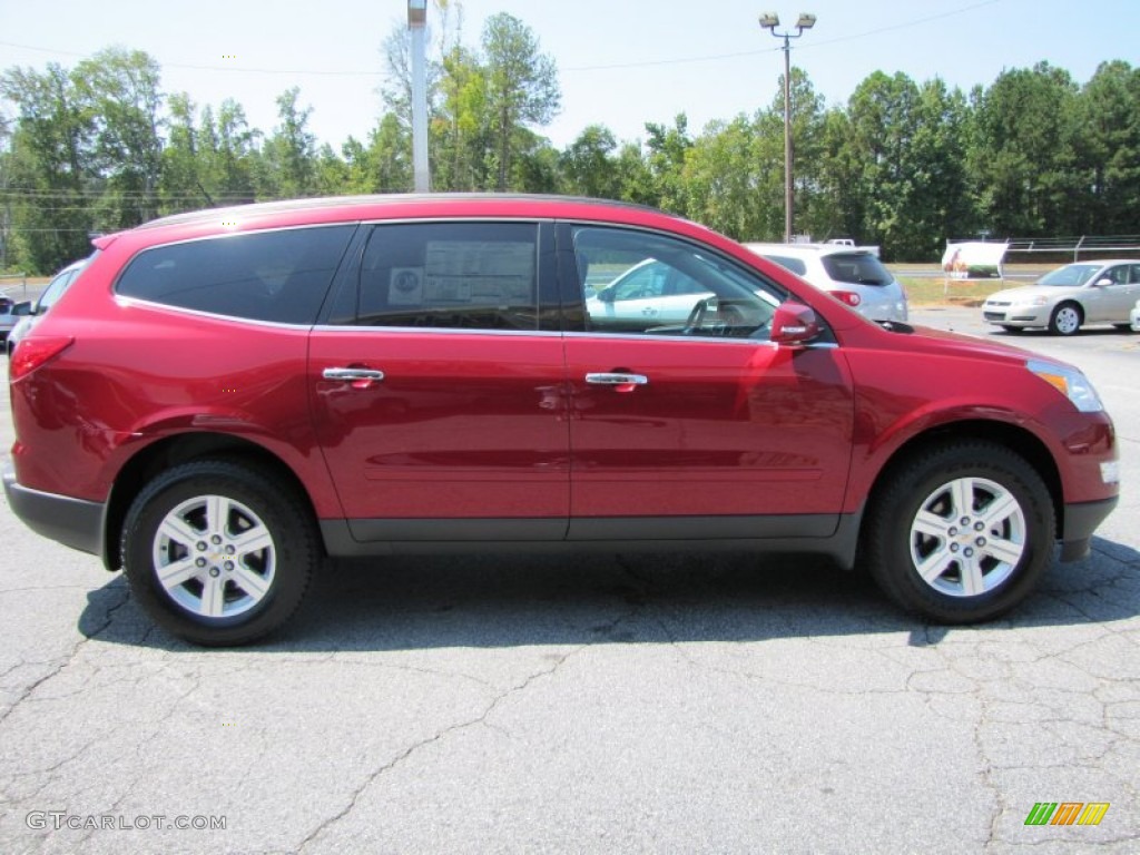 Crystal Red Tintcoat 2012 Chevrolet Traverse LT Exterior Photo #53467703