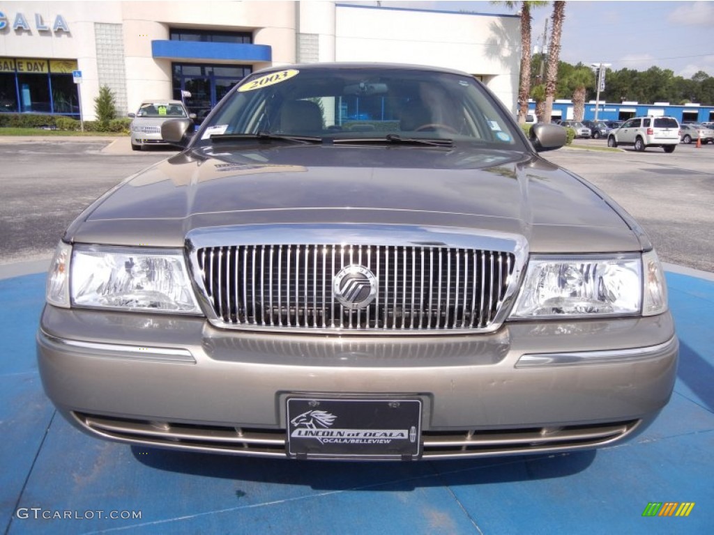 2003 Grand Marquis LS Ultimate Edition - Arizona Beige Metallic / Medium Parchment photo #8