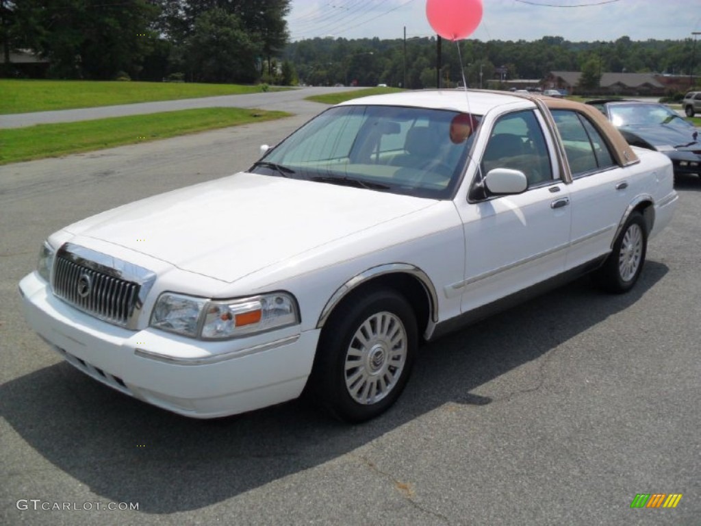 2006 Grand Marquis LS - Vibrant White / Light Camel photo #1