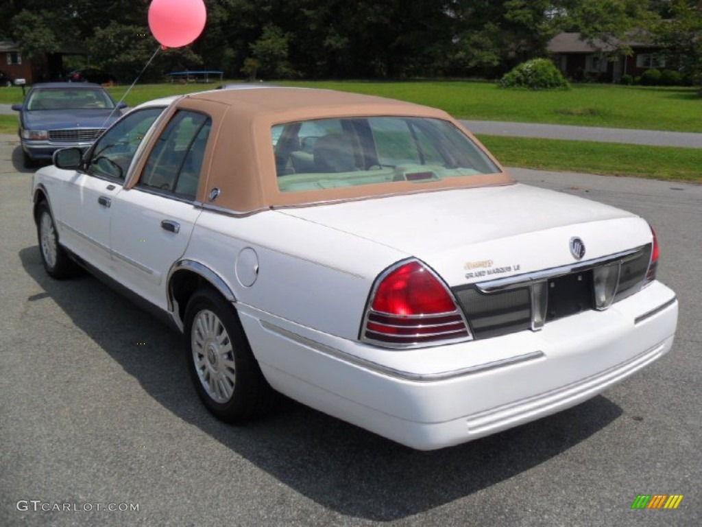 2006 Grand Marquis LS - Vibrant White / Light Camel photo #2