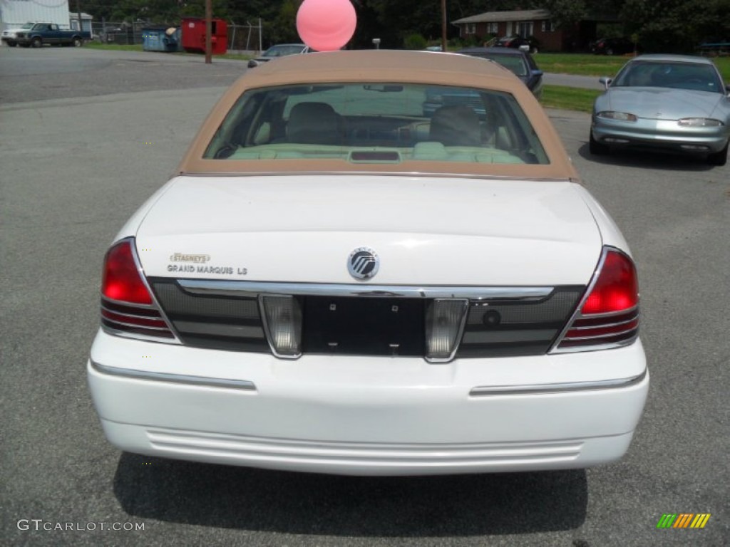 2006 Grand Marquis LS - Vibrant White / Light Camel photo #3