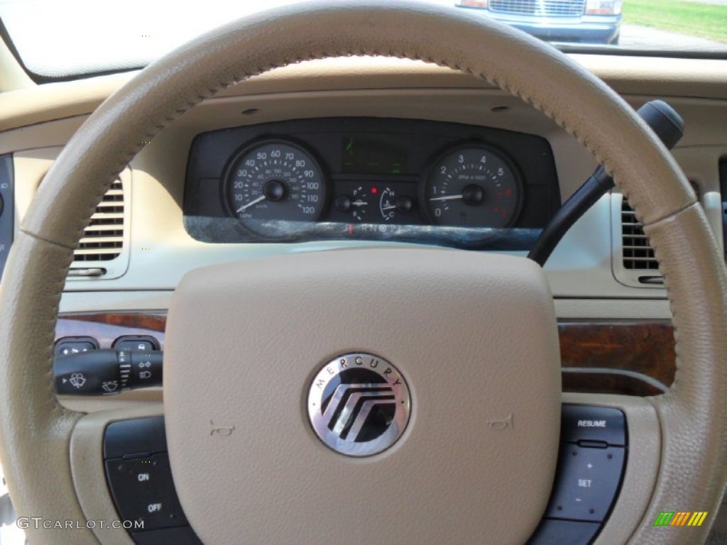 2006 Grand Marquis LS - Vibrant White / Light Camel photo #11