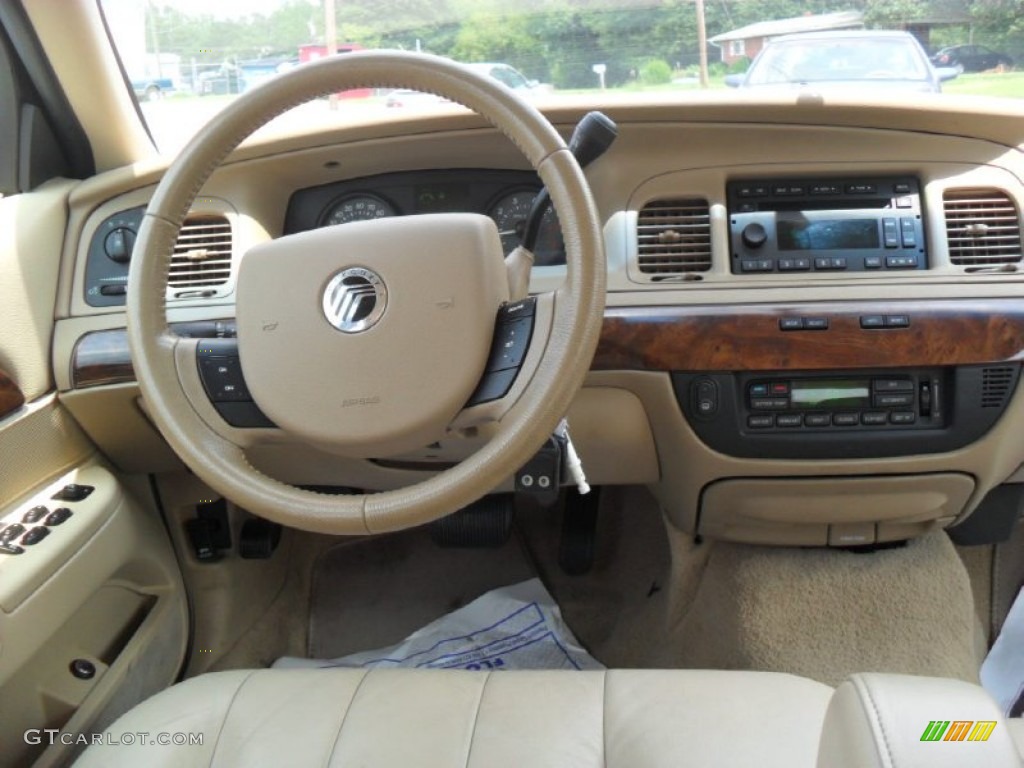 2006 Grand Marquis LS - Vibrant White / Light Camel photo #15