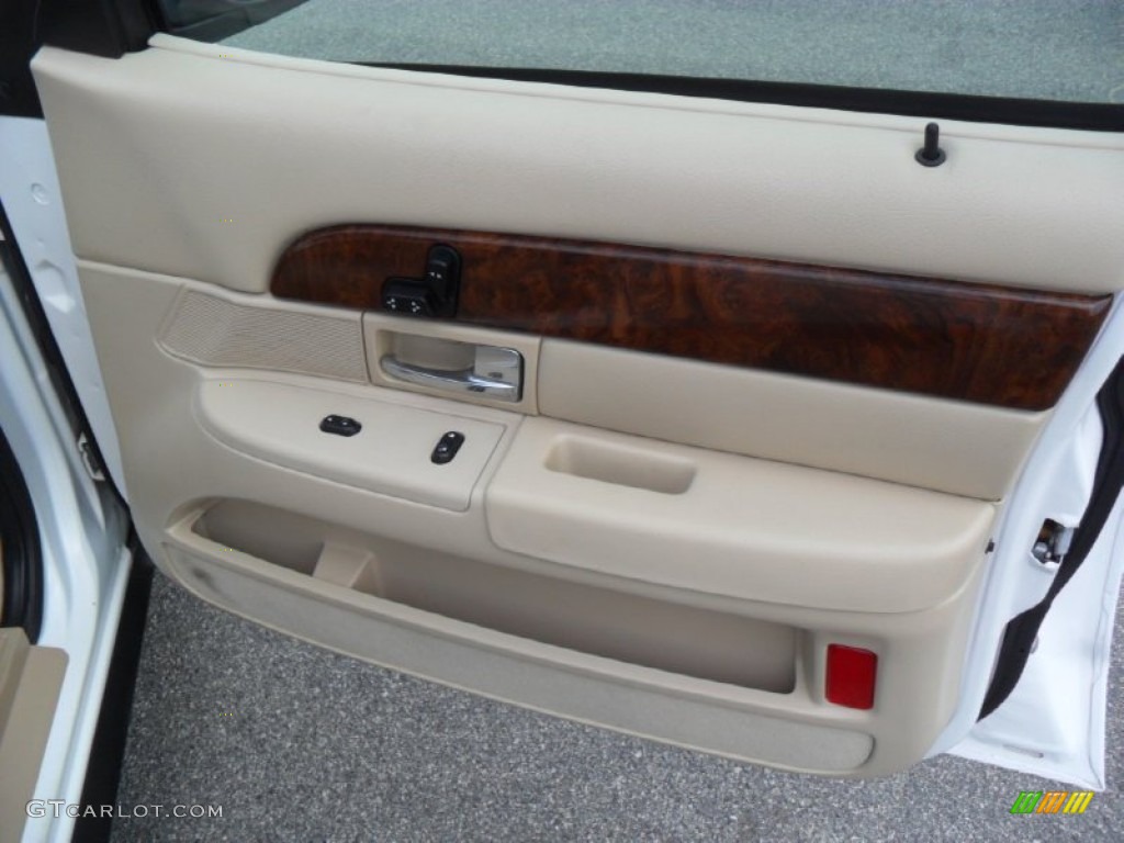 2006 Grand Marquis LS - Vibrant White / Light Camel photo #21