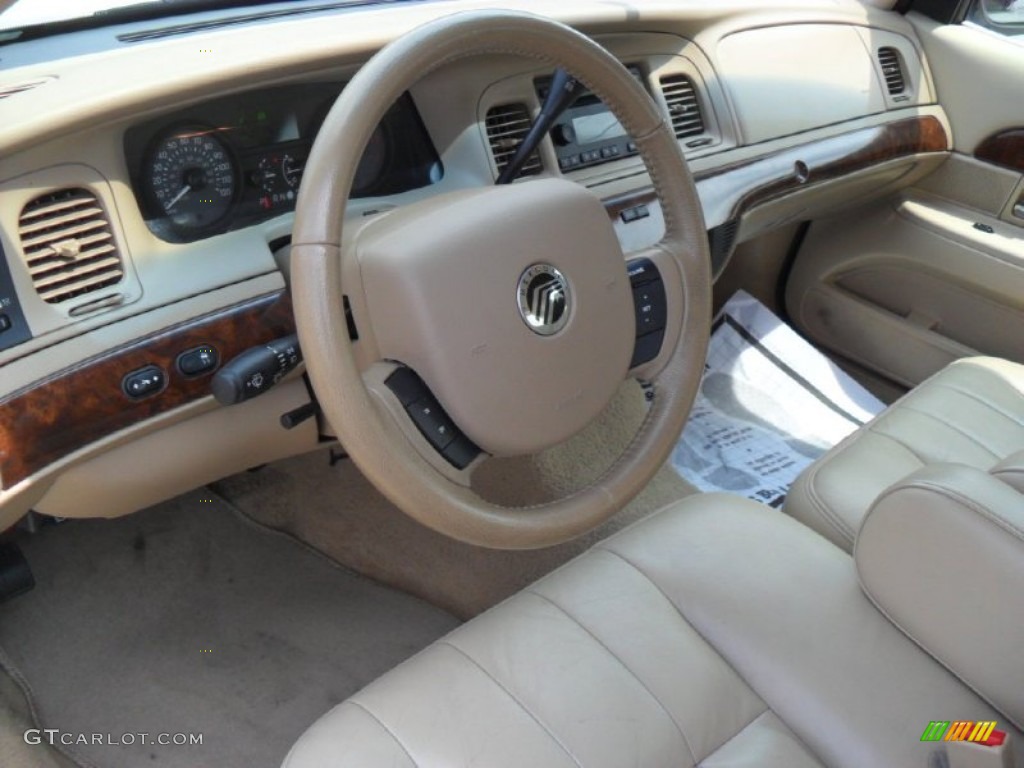 2006 Grand Marquis LS - Vibrant White / Light Camel photo #25