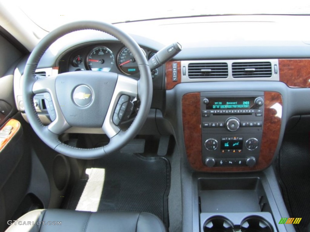 2012 Chevrolet Suburban LT Ebony Dashboard Photo #53468395