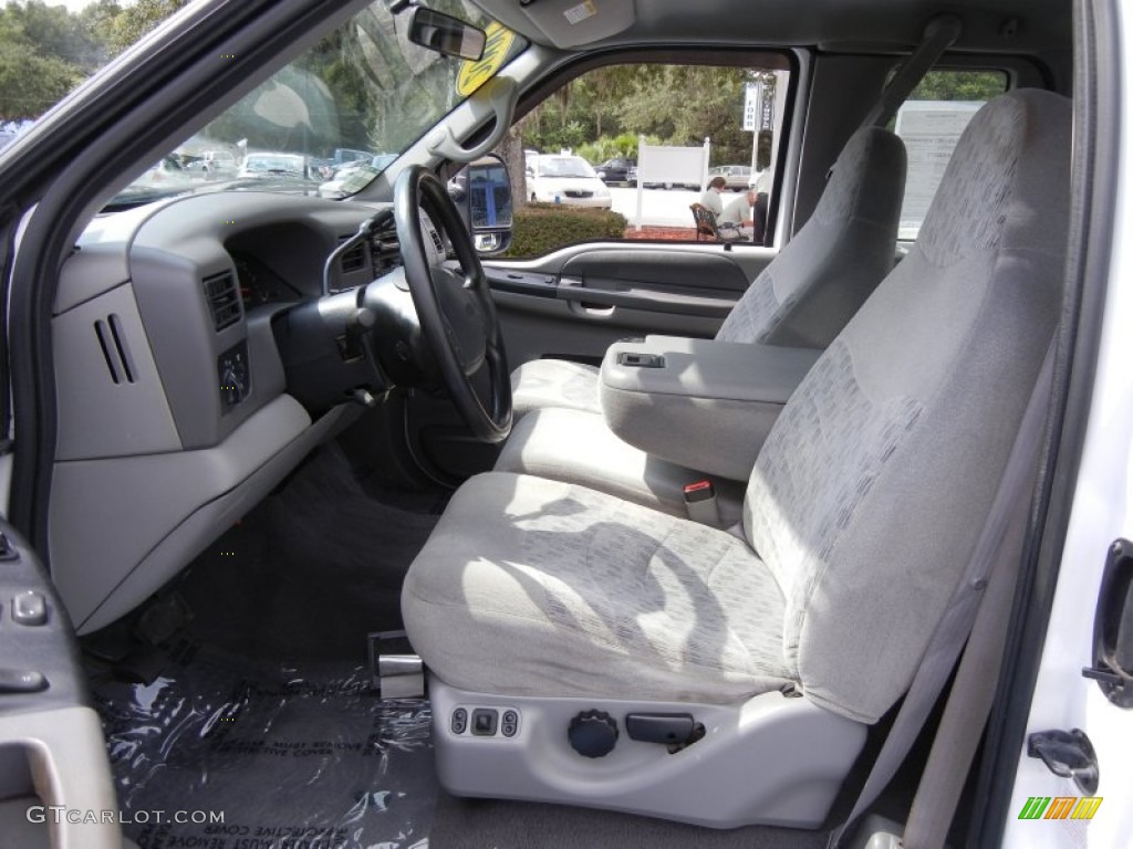 Medium Graphite Interior 2000 Ford F250 Super Duty XLT Extended Cab Photo #53469742