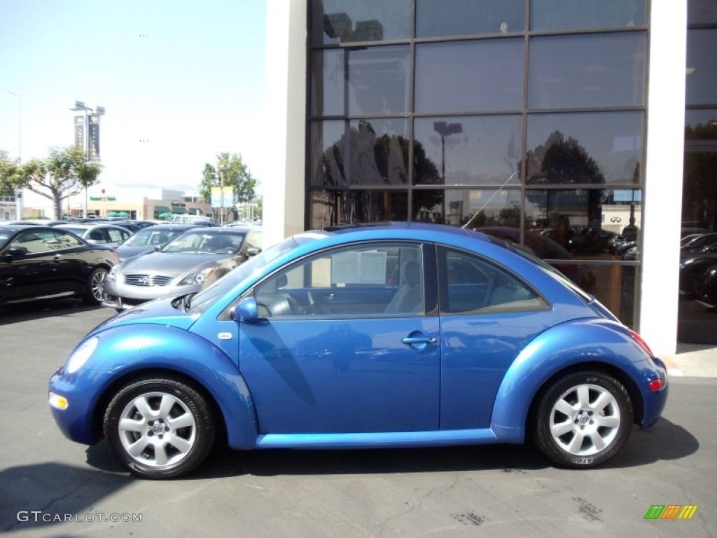 Blue Lagoon Metallic 2003 Volkswagen New Beetle GLS 1.8T Coupe Exterior Photo #53470344