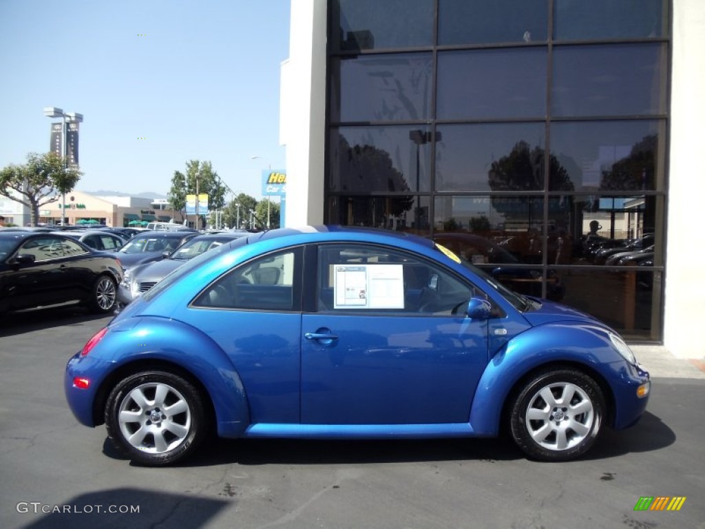 Blue Lagoon Metallic 2003 Volkswagen New Beetle GLS 1.8T Coupe Exterior Photo #53470412