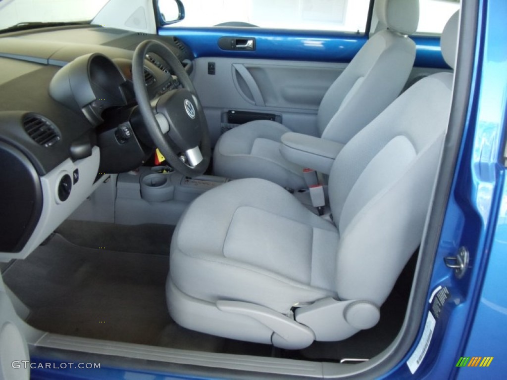 Grey Interior 2003 Volkswagen New Beetle GLS 1.8T Coupe Photo #53470480