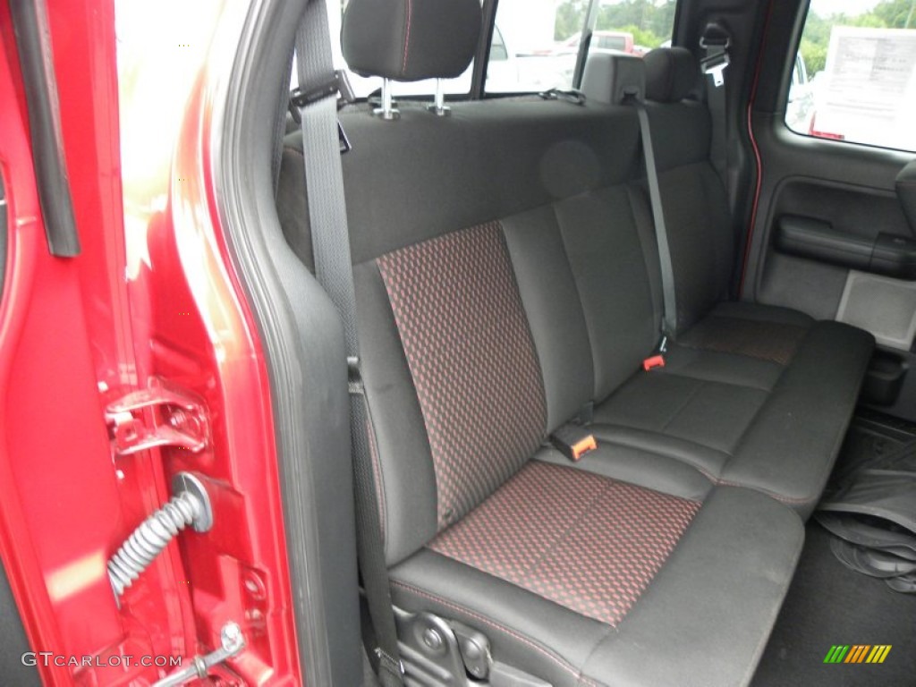 Black Sport Interior 2008 Ford F150 FX2 Sport SuperCab Photo #53470684