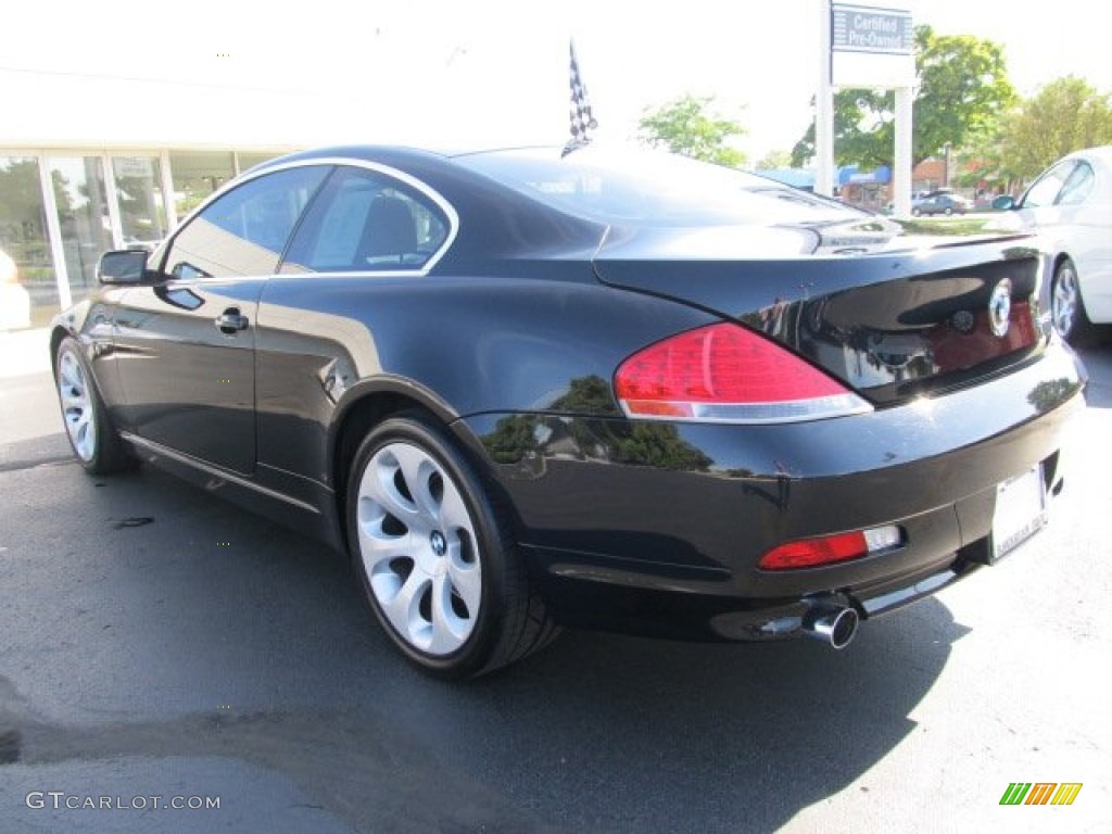 Jet Black 2004 BMW 6 Series 645i Coupe Exterior Photo #53471597