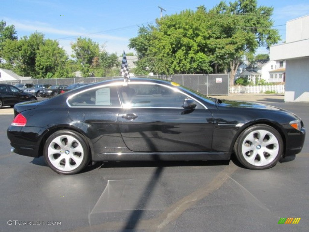 Jet Black 2004 BMW 6 Series 645i Coupe Exterior Photo #53471641