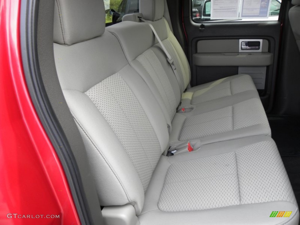 2010 F150 XLT SuperCrew - Red Candy Metallic / Medium Stone photo #10
