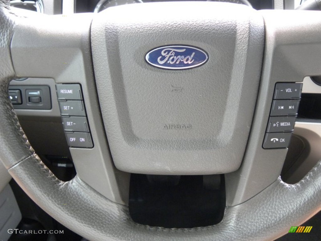 2010 F150 XLT SuperCrew - Red Candy Metallic / Medium Stone photo #21