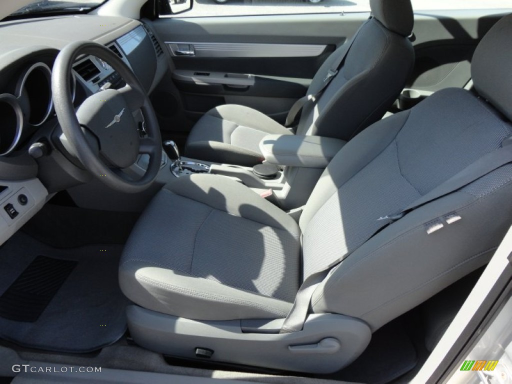 Dark Slate Gray/Light Slate Gray Interior 2008 Chrysler Sebring Touring Hardtop Convertible Photo #53472445