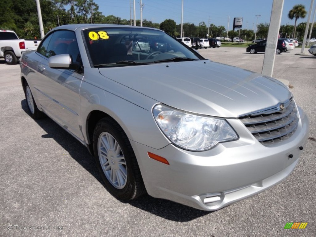 Bright Silver Metallic 2008 Chrysler Sebring Touring Hardtop Convertible Exterior Photo #53472520