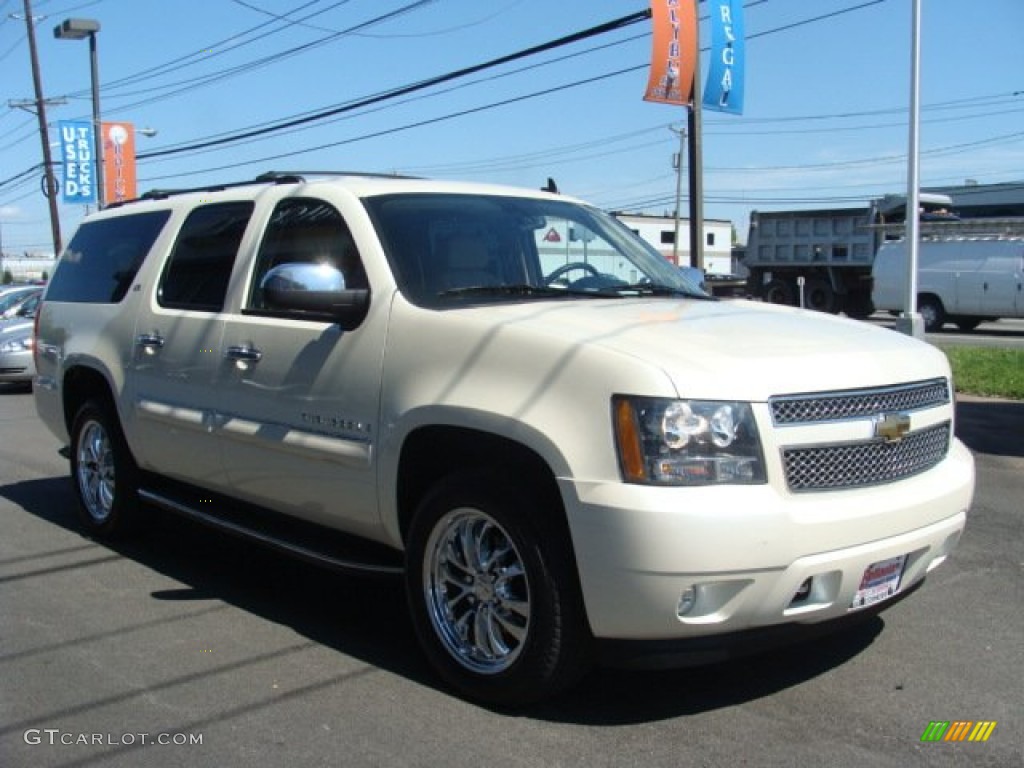 White Diamond Tricoat 2008 Chevrolet Suburban 1500 LTZ 4x4 Exterior Photo #53472528