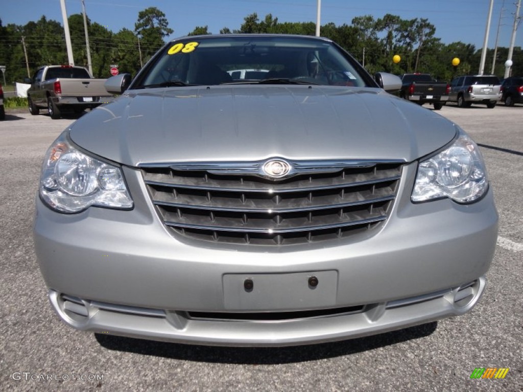 Bright Silver Metallic 2008 Chrysler Sebring Touring Hardtop Convertible Exterior Photo #53472596