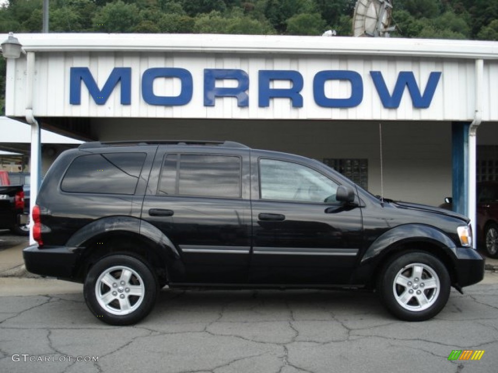 2007 Durango SLT 4x4 - Brilliant Black / Dark Slate Gray/Light Slate Gray photo #1