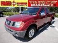 2006 Red Brawn Nissan Frontier XE King Cab  photo #1