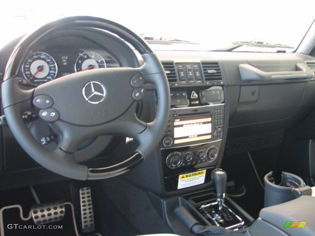 2011 Mercedes-Benz G 55 AMG designo Porcelain/Black Dashboard Photo #53473990