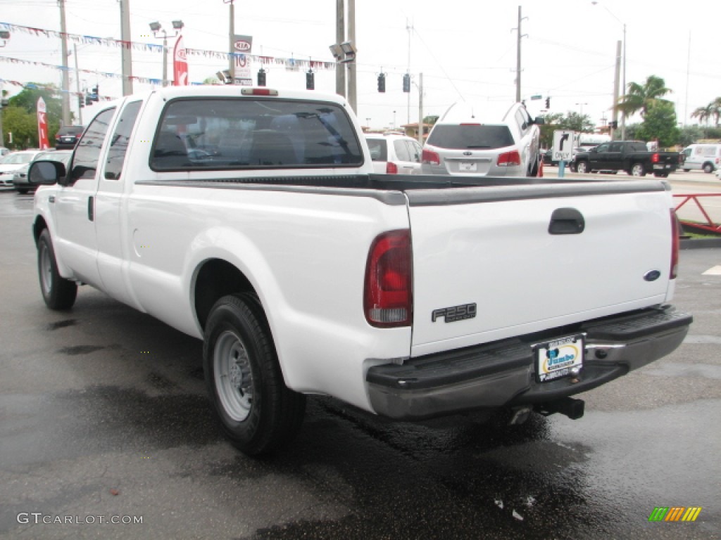 2000 F250 Super Duty XL Extended Cab - Oxford White / Medium Graphite photo #7