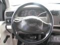 Medium Graphite 2000 Ford F250 Super Duty XL Extended Cab Steering Wheel